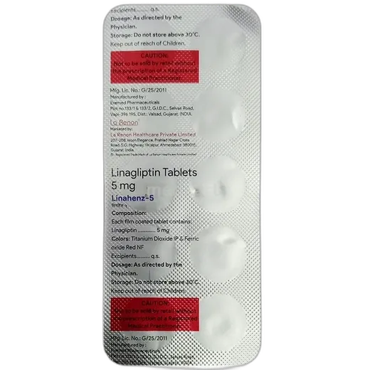 linahenz 5mg tablet 10's